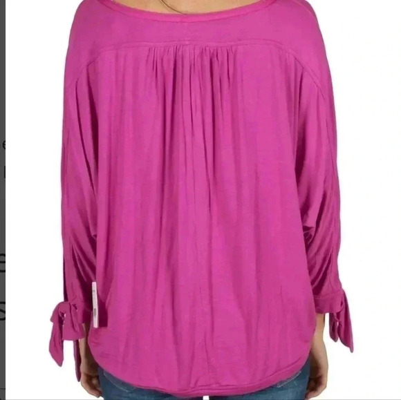 Free People Keepin on tee raspberry color - Picture 4 of 8